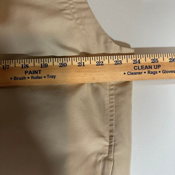 Life Is Good Golf V-Neck Vest Beige Lined Shell Men’s Large Pullover XL Style - Picture 6 of 7